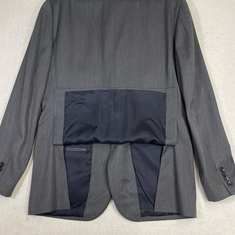 J. Crew Men's Ludlow 2010 Suit Jacket 100% Italian Wool Double Vent Blazer 42L - Picture 11 of 13